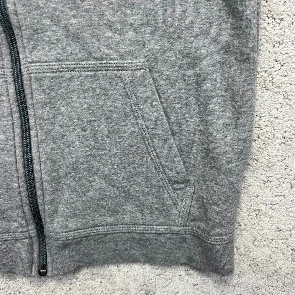 Nike Sportswear Hoodie Youth GS Large Gray Zip Up Club Fleece BV3699-091